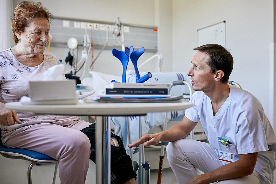 Consultation d'orthopédie à l'Hôpital de Morges