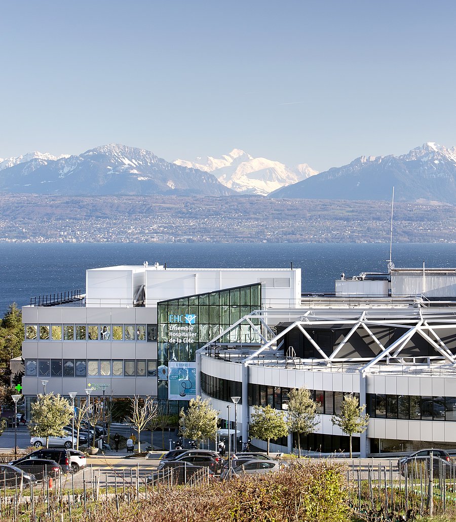 Vue de l'Hôpital de Morges de soins aigus