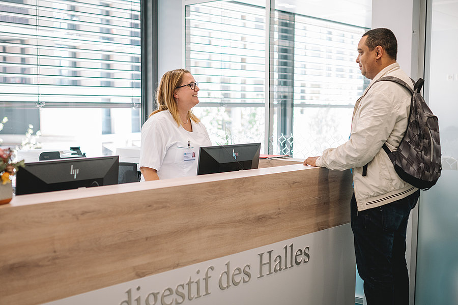 Accueil au Centre digestif des Halles