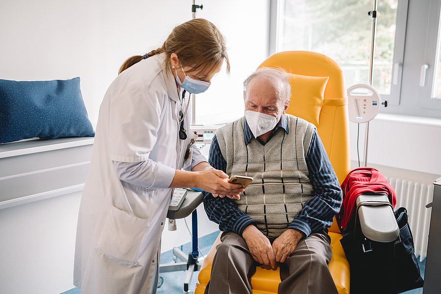 Suivi d'un patient avec une hématologue à l'EHC