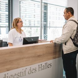 Accueil au Centre digestif des Halles 